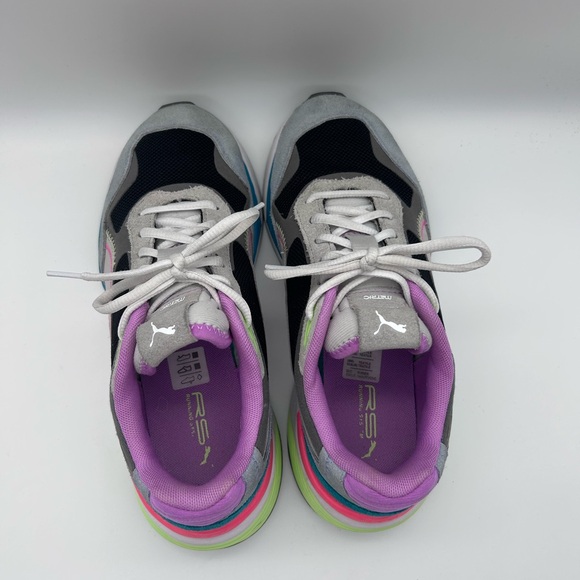 Rare Puma RS Metric Black Mauve  Size 8 390078-07 - Picture 9 of 16